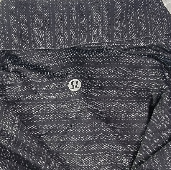 Lululemon Short Sleeve Black Grey Performance Polo Golf Shirt Medium (No Tag) - Picture 8 of 10